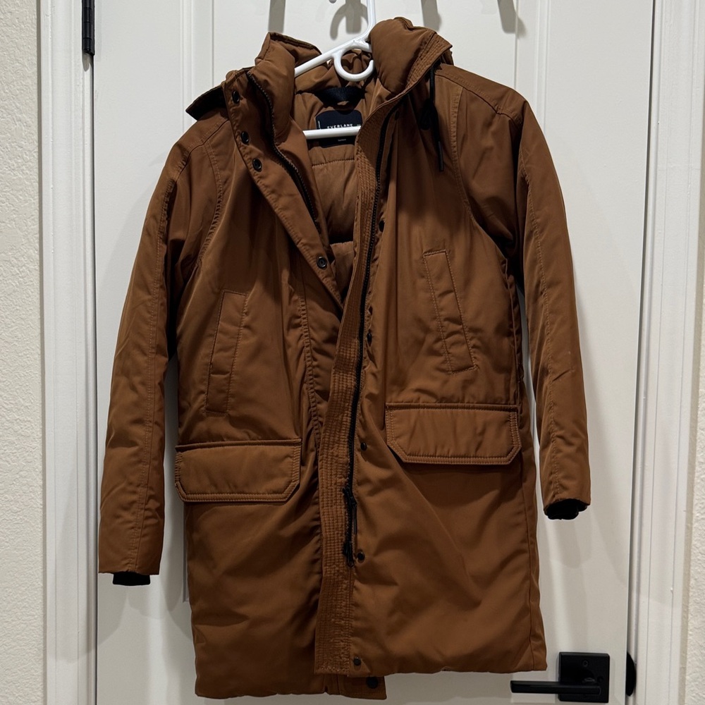 Everlane Tan Renew Military Parka Jacket